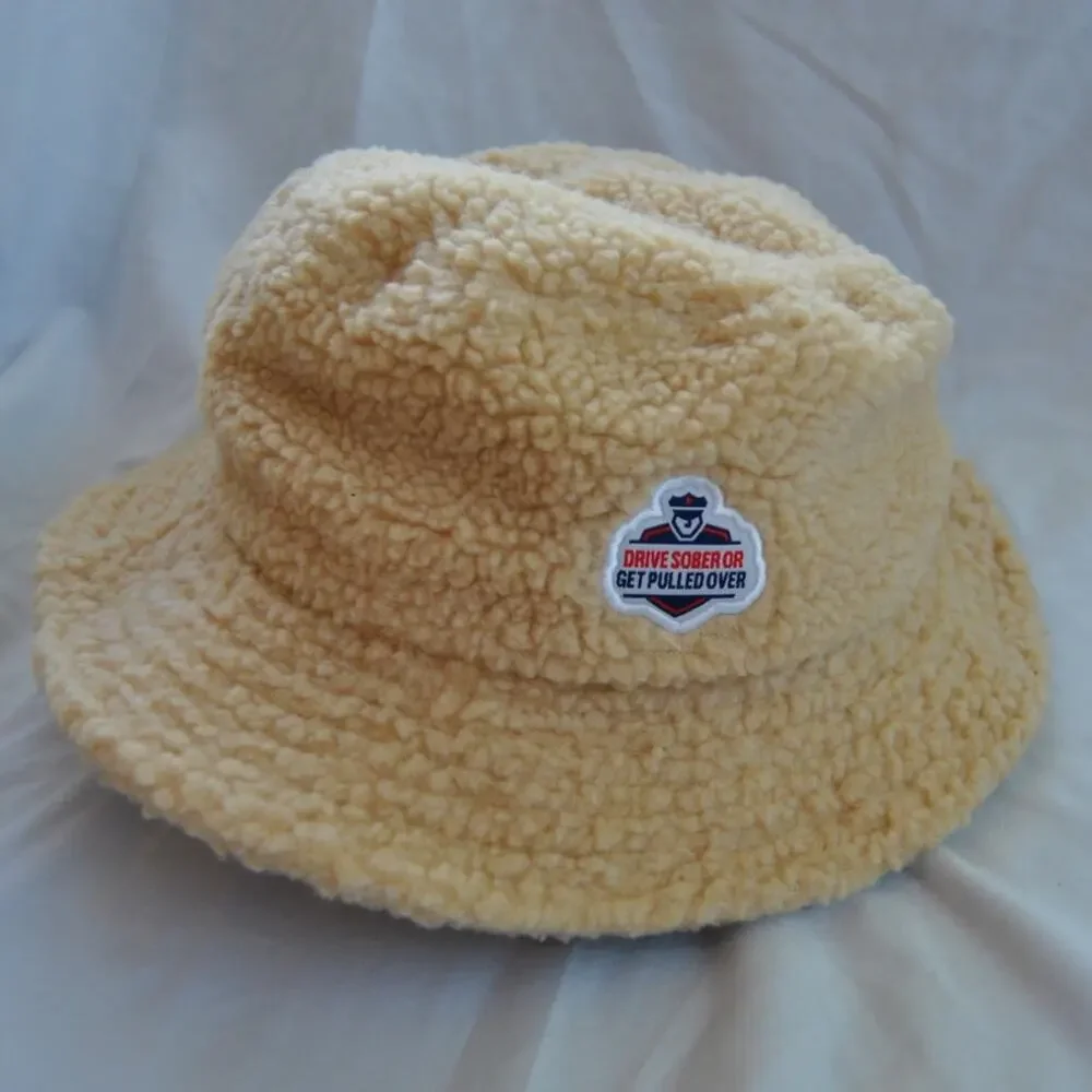 Tampa Bay Devil Rays Tan Sherpa/Fuzzy Bucket Hat